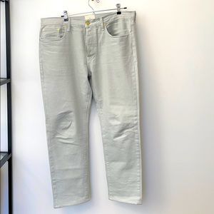 Sid Mashburn Slim Straight Jeans. Light Mint. Sz36